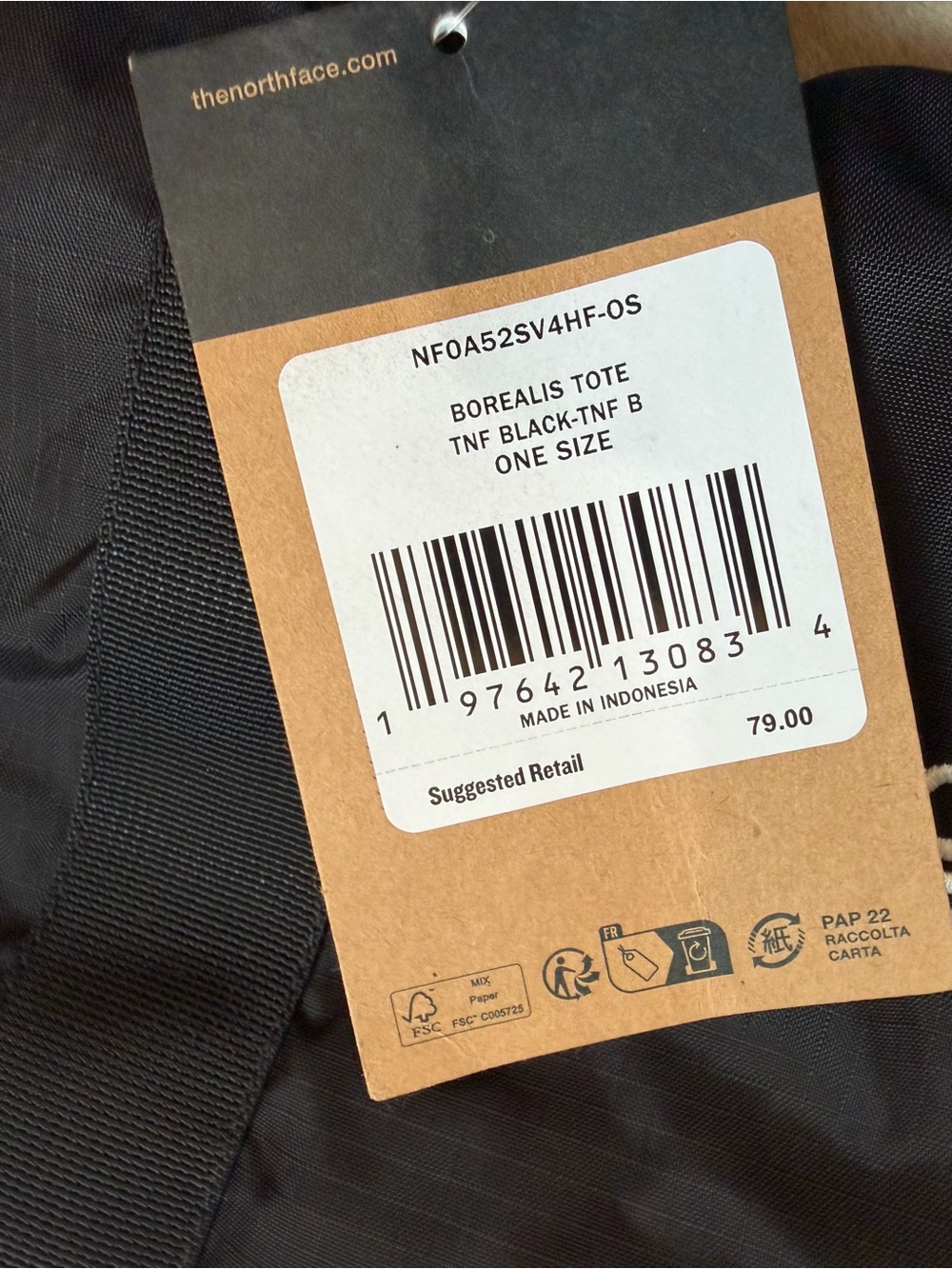 NWT The North Face Borealis Tote Convertible Laptop Backpack Water Repellent - Picture 7 of 7